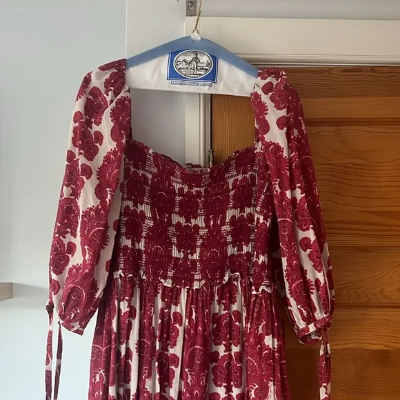 Cara Cara Jazzy Dress in Red Paisley - Picture 5 of 5